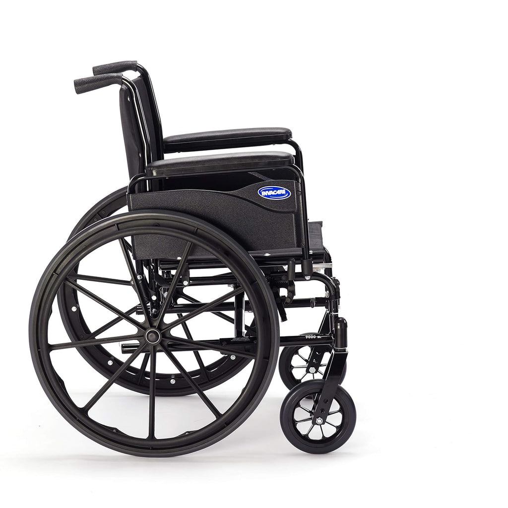 Flat Black Light Weight Wheelchair E868