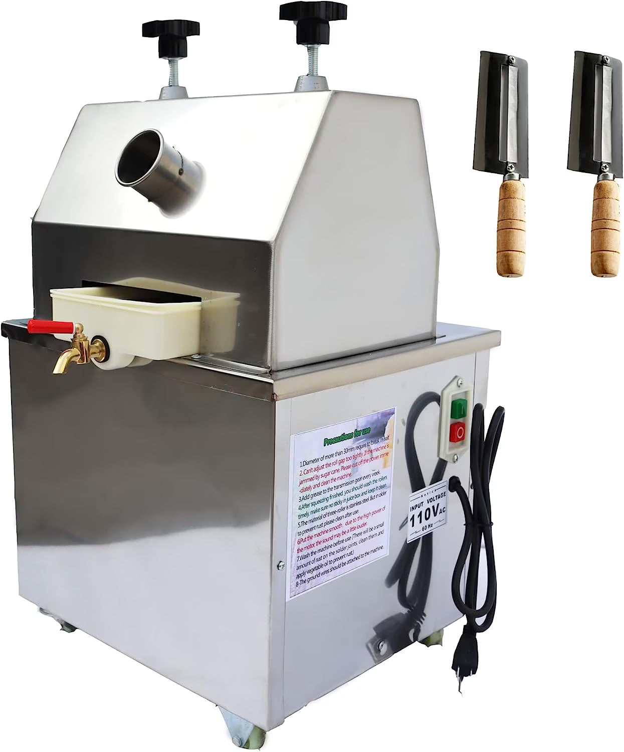 Three Rolls Electric Sugarcane Juice Extractor A185946