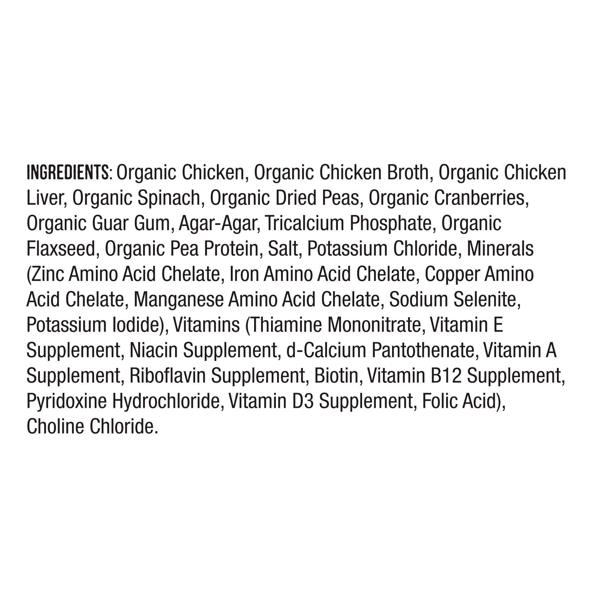 Grain Free Organic Chicken Wet Dog Food M109980