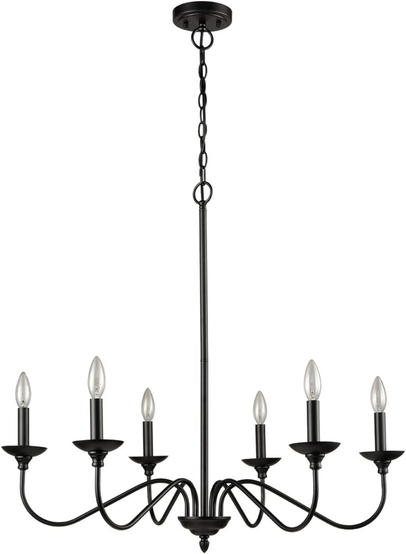 Black Metal Chandelier L263272