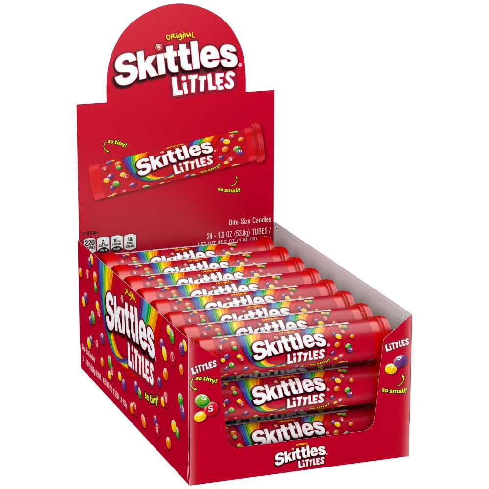 Skittles Original Mega Tube 1.9 Ounces Each 24 Per Pack W10454