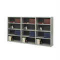 Grey Steel Wall Bookcase X9754