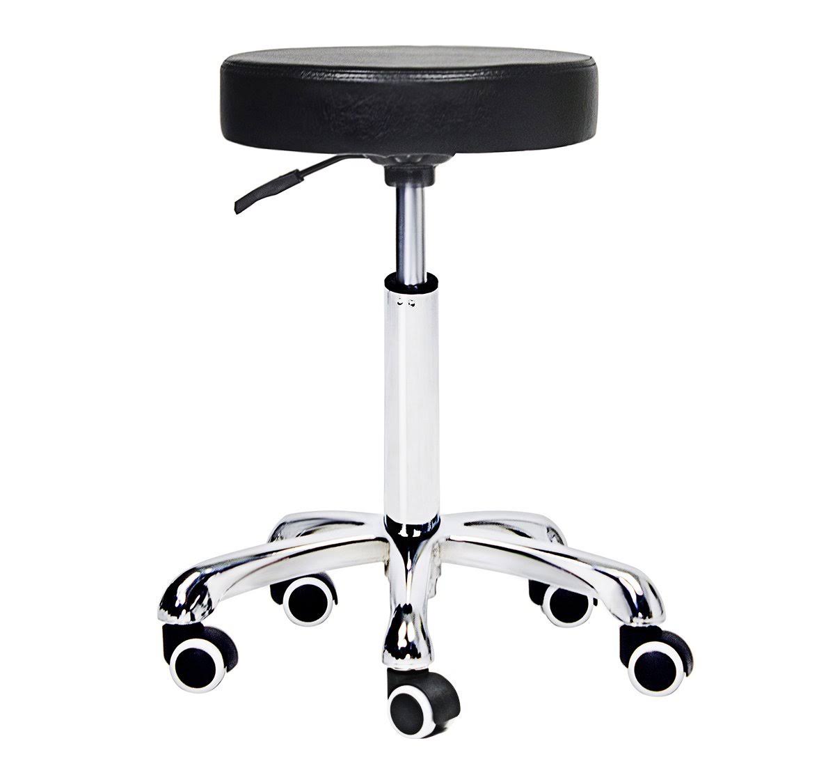 Height Adjustable Rolling Swivel Stool Chair with Round Seat B3695