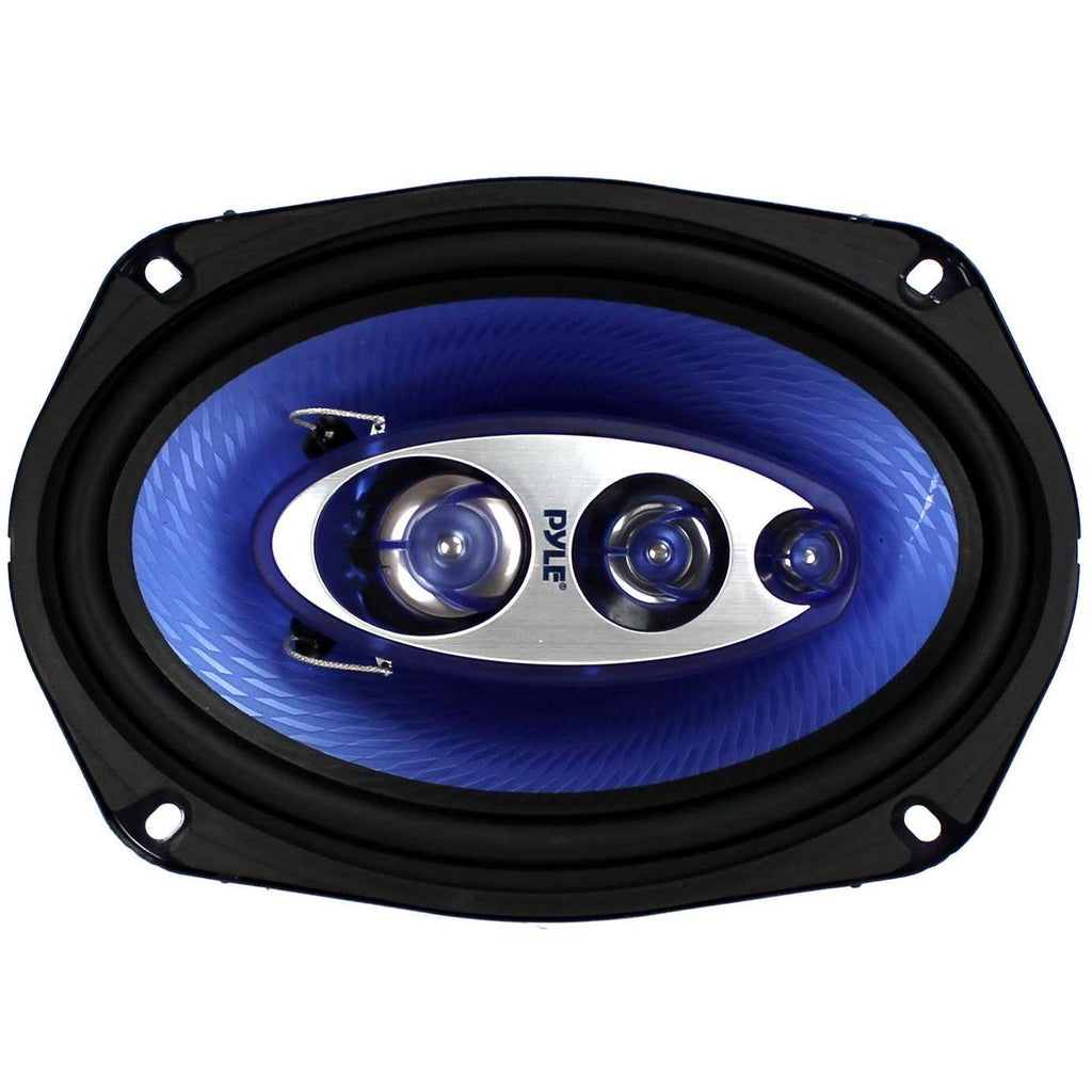 800 Watts 4-Way Car Coaxial Speakers Blue I125284