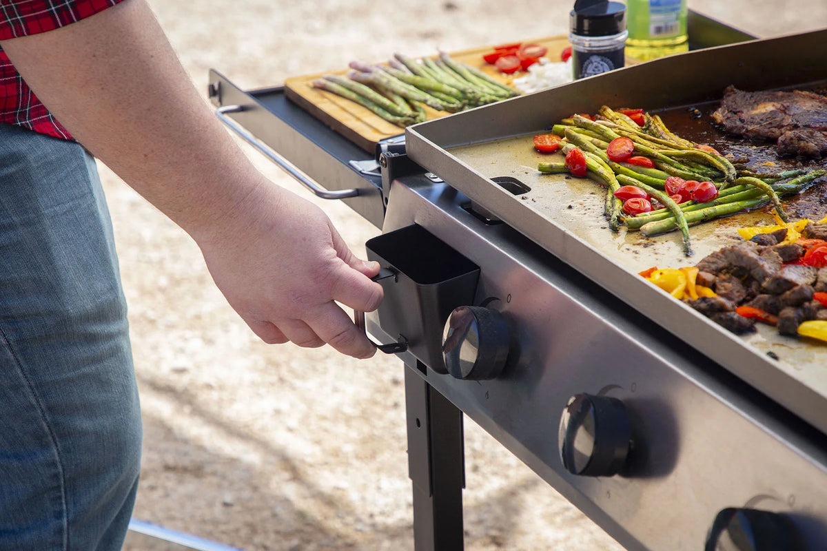 4 Burner Portable Griddle with Foldable Side Shelf L147450