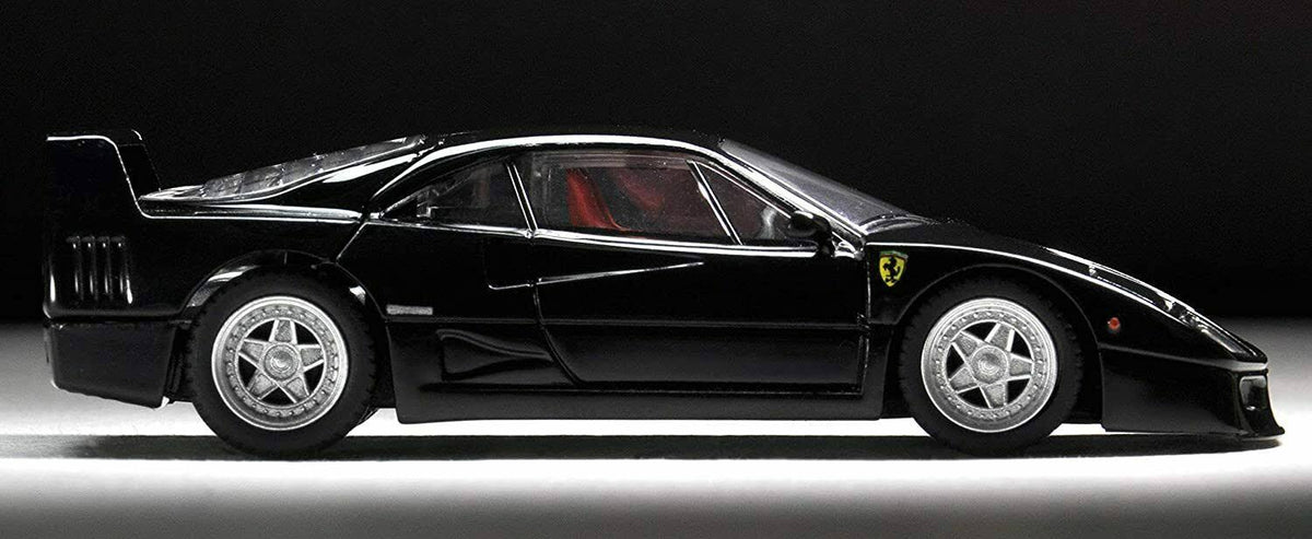 Ferrari F40 Black 1/64 Diecast Model Car P62221
