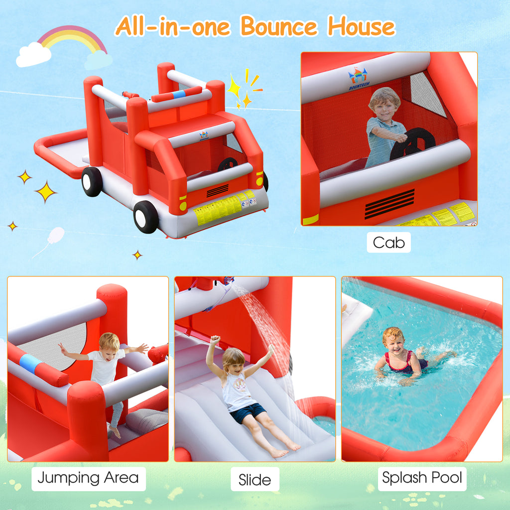 Inflatable Castle Water Park Kids Bounce House with 480W Blower G136