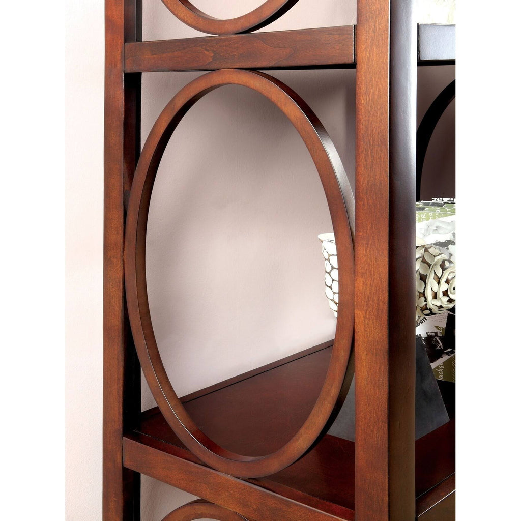 Transitional Pier Cabinet Cherry Brown B8494