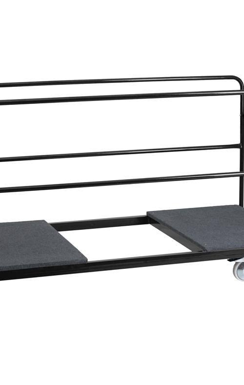 Folding Table Dolly with Carpeted Platform Y63144