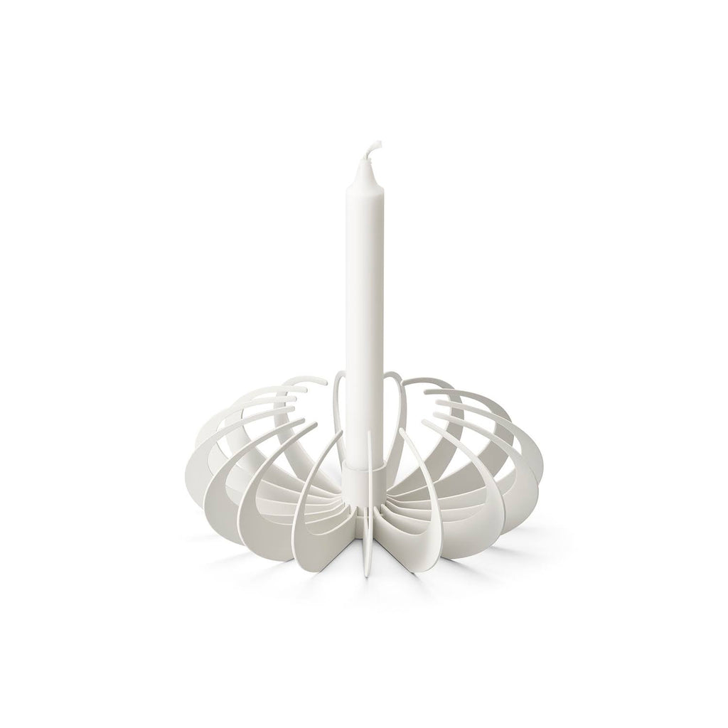 White Candle Holder U186457