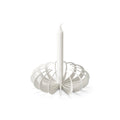 White Candle Holder U186457