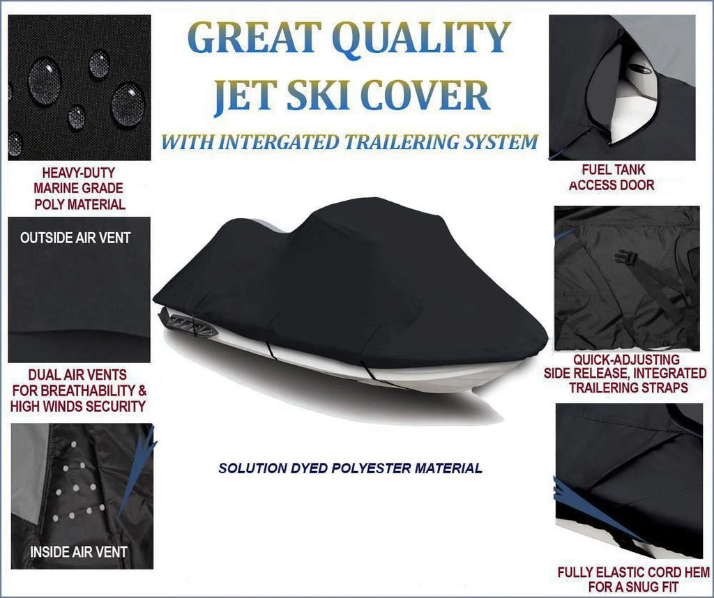 Black 600D Jet Ski Cover O974