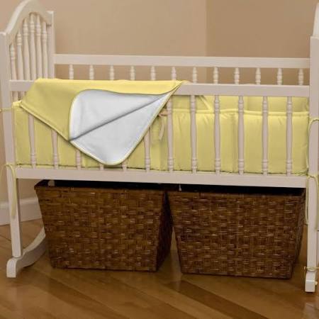 Solid Seafoam Aqua Crib Bumper Z282692