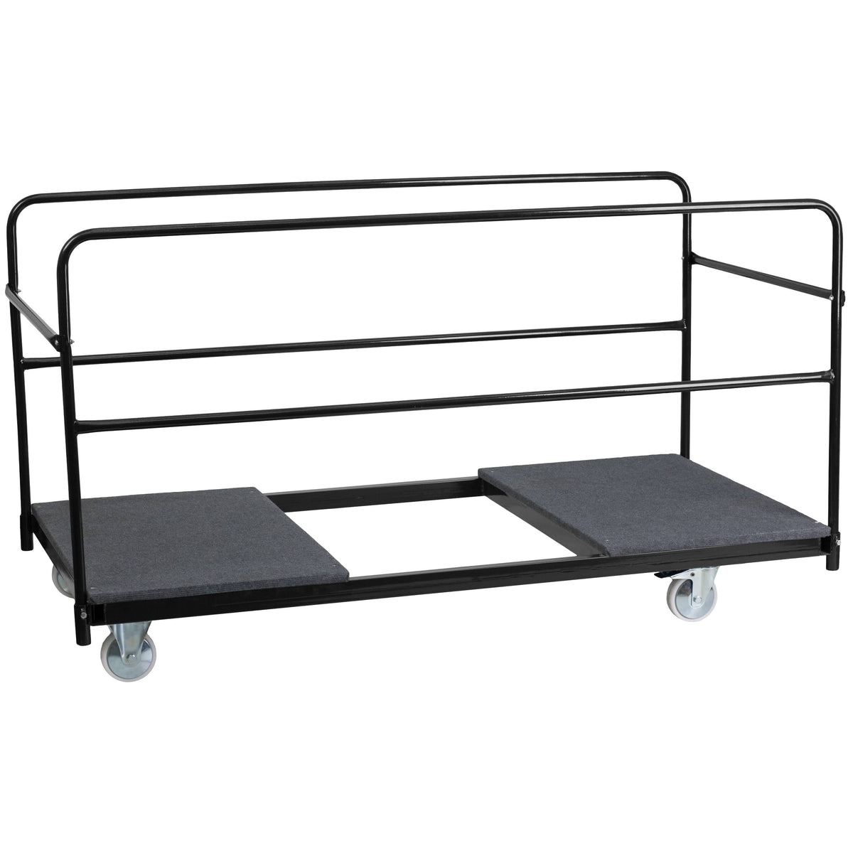 Folding Table Dolly with Carpeted Platform Y63144