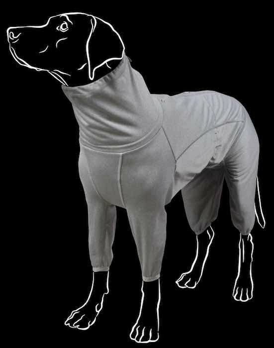 Carbon Grey Dog Body Warmer H5454
