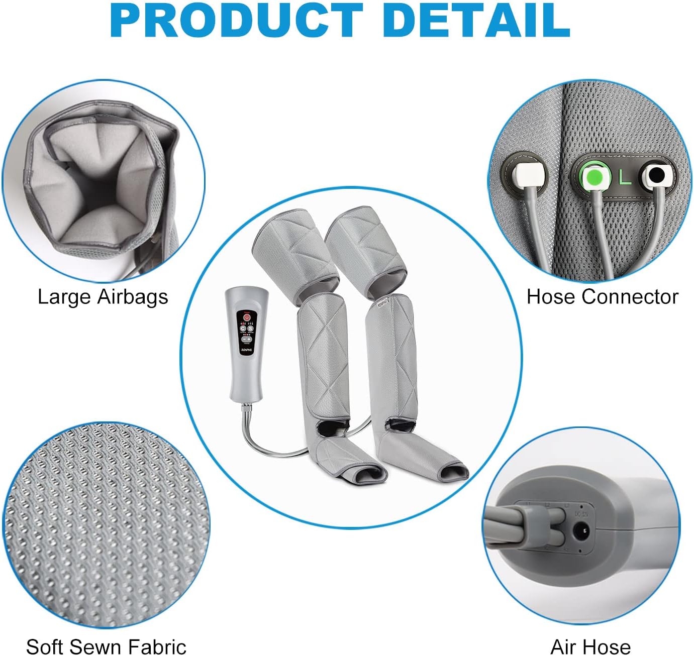 Leg Massager with 6 Modes 4 Intensities Y435378