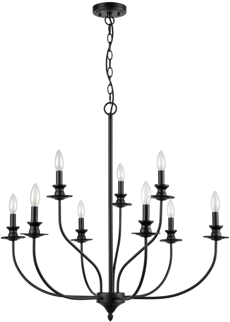 Black Metal Chandelier L263272