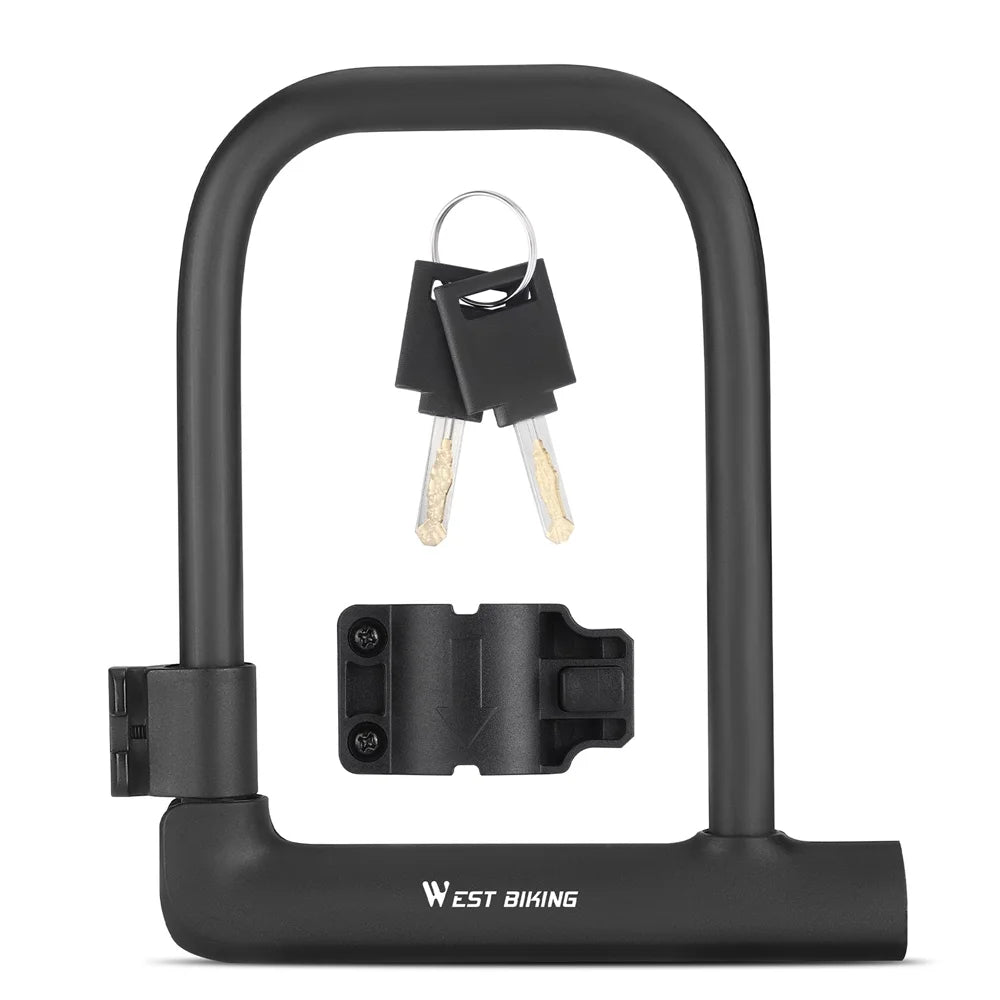 Heavy Duty U Lock with 2 Keys & Lock Holder Z925