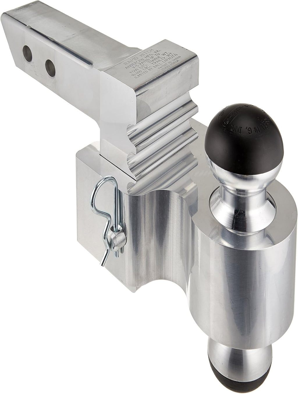 Adjustable Trailer Hitch with 2in Shank Combo Ball P3680