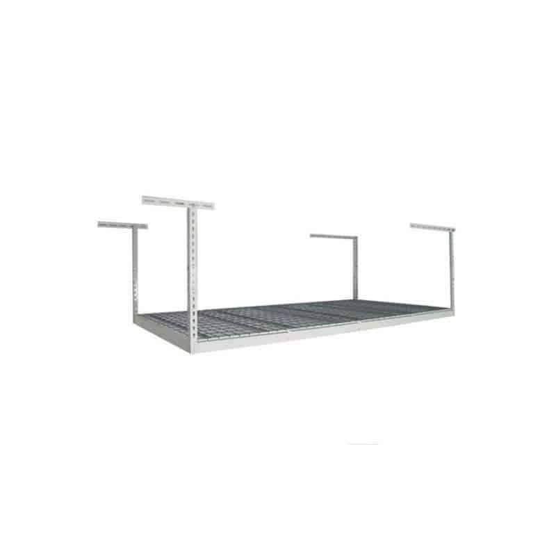 Overhead Garage Storage Rack White F297886