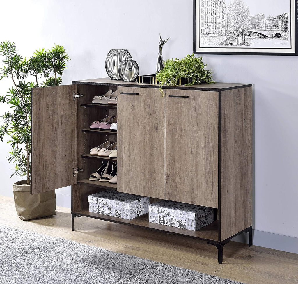 Rustic Gray Oak Cabinet X236316