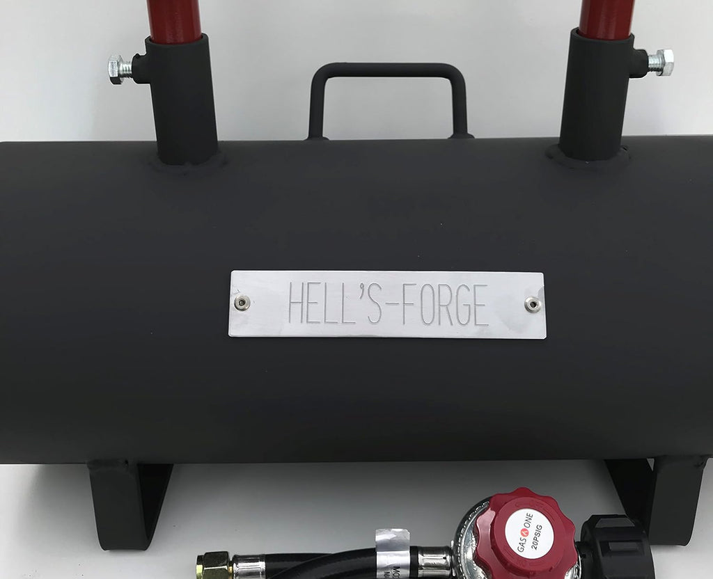 Portable Propane Forge Double Burner Knife and Tool Making Farrier Forge U307