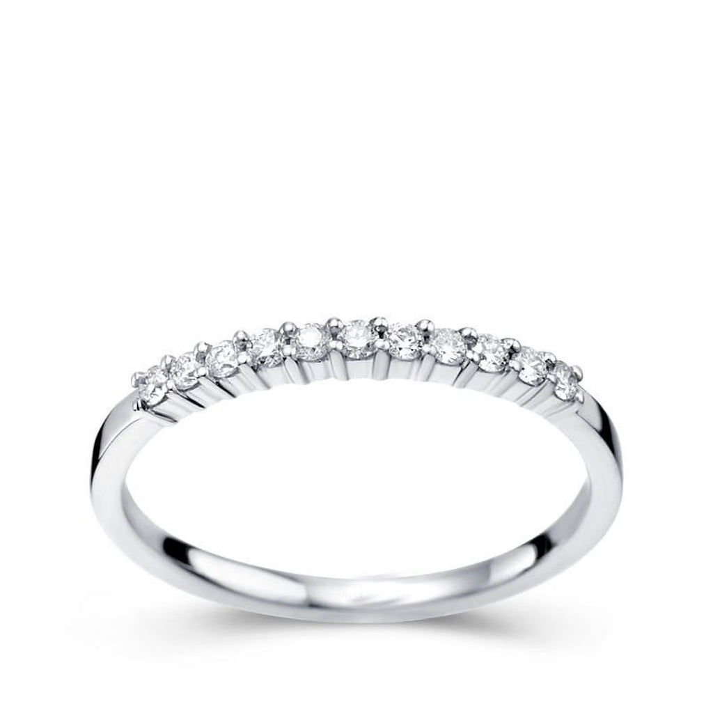 1/4 Carat Diamond Wedding Ring Band on White Gold O478608