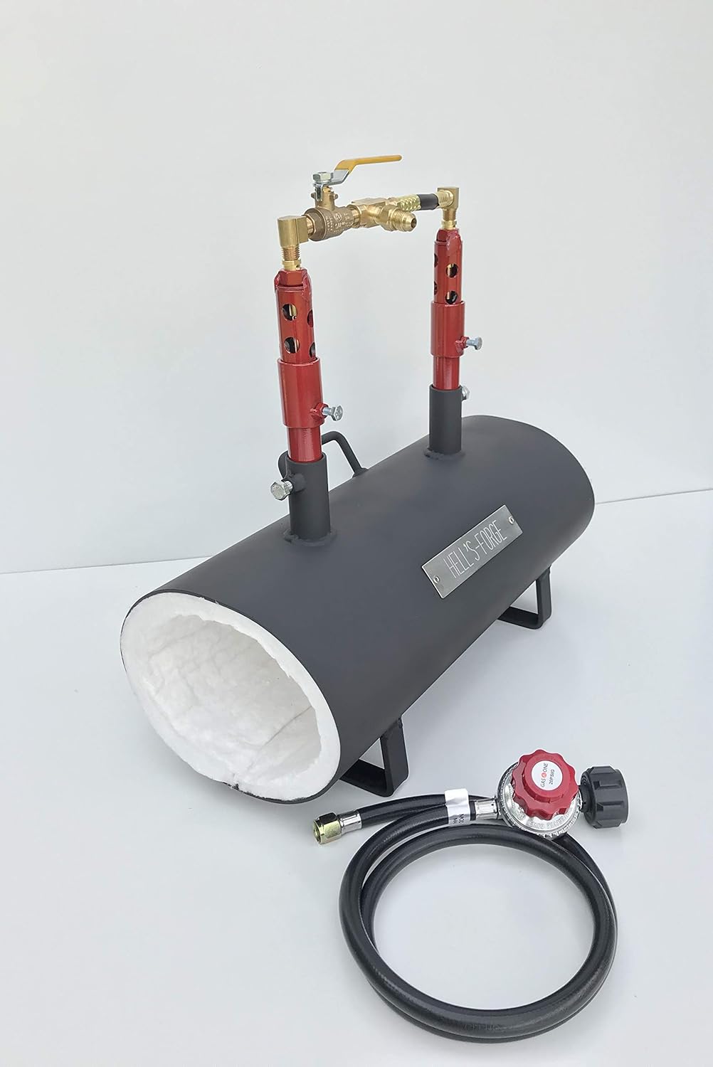 Portable Propane Forge Double Burner Knife and Tool Making Farrier Forge U307