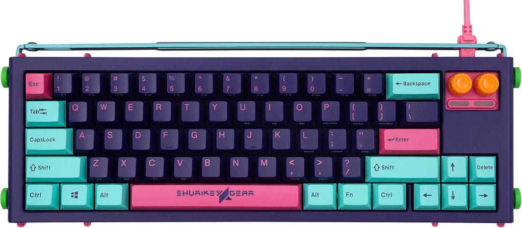 65% Mechanical Gaming Keyboard with White LED Backlit, Wireless and Bluetooth C734537
