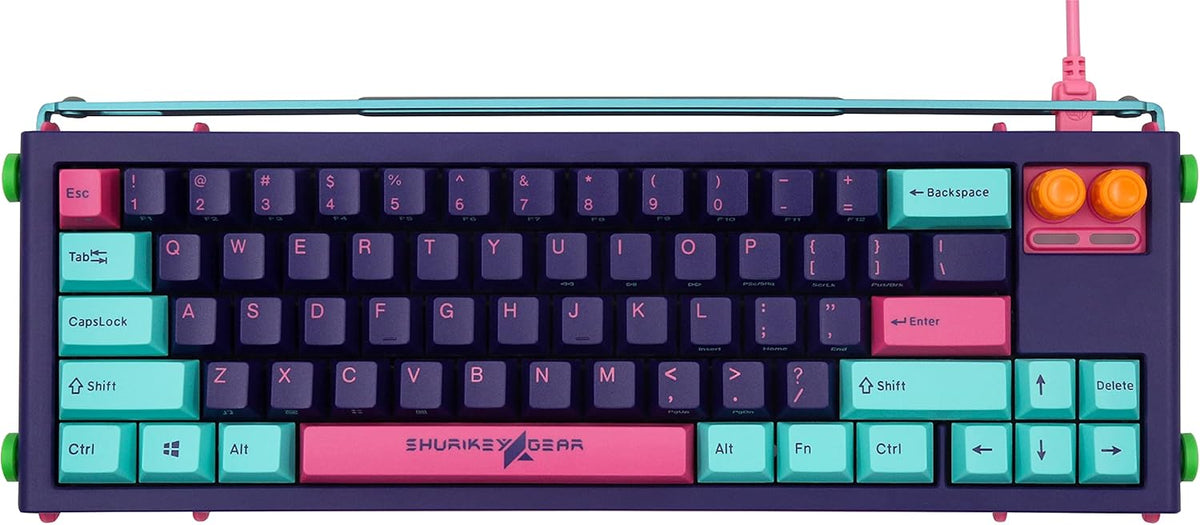 65% Mechanical Gaming Keyboard with White LED Backlit, Wireless and Bluetooth C734537
