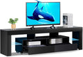 Black LED TV Stand with RGB Lights R617