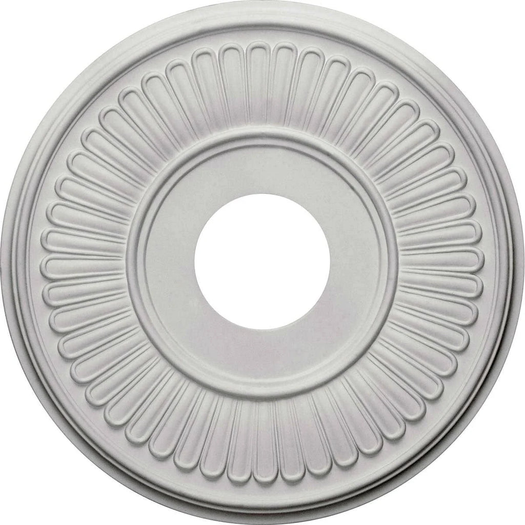 15 3/4x22OD x 3 7/8x22ID x 3/4x22P Hand-Painted Ceiling Medallion V7560