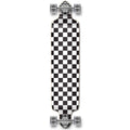 Checker White Drop Down Longboard Complete F31239