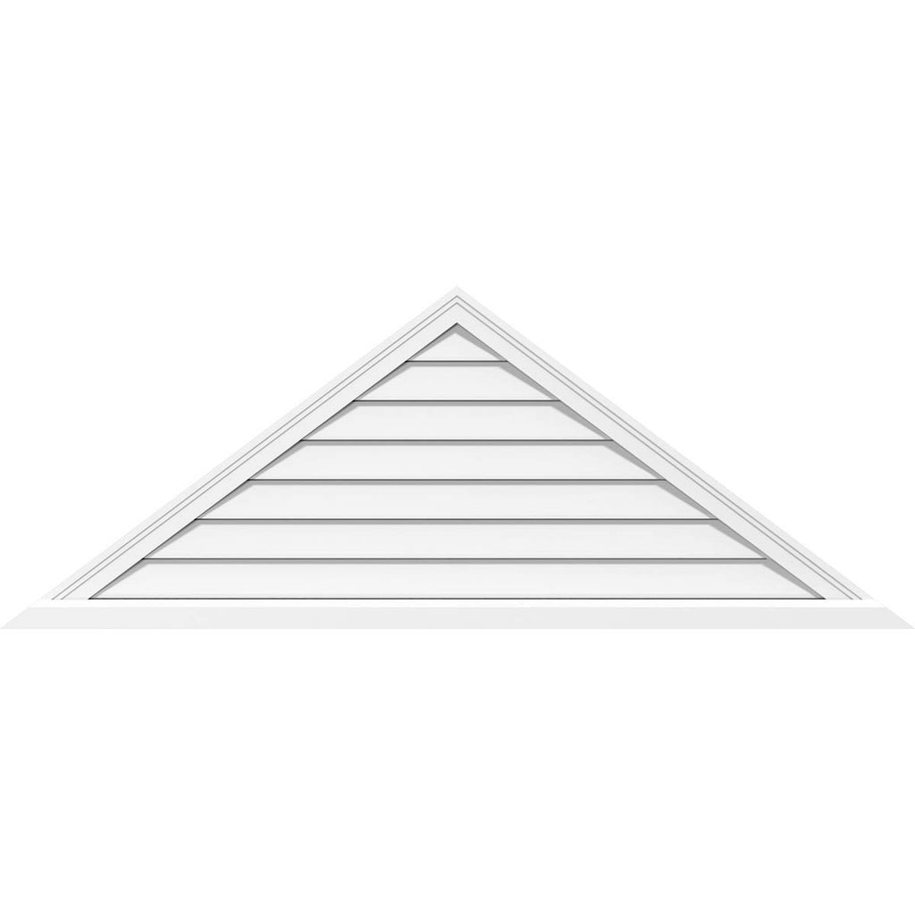 Triangle Surface Mount PVC Gable Vent F70432