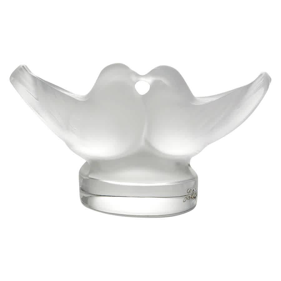 Clear Two Lovebirds Figurine J53318