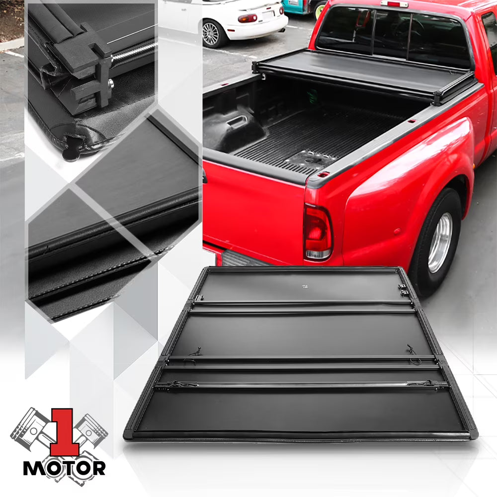 Tri-Fold Soft Tonneau Cover for Toyota Tacoma I459