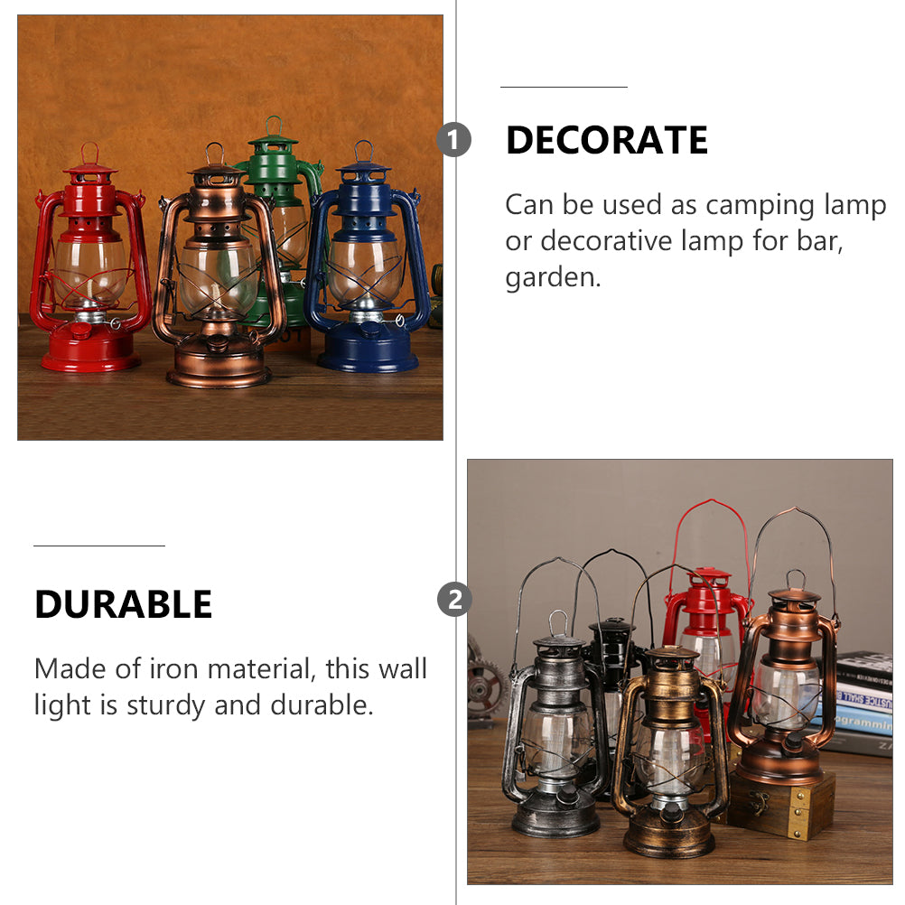 Retro LED Lantern for Camping Tent Light P956