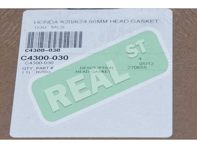 86mm Head Gasket for Acura RSX L4 2.0 O911232