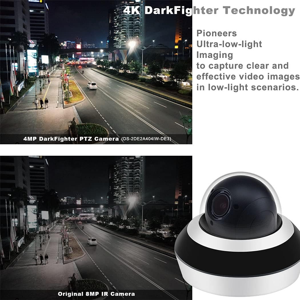 4MP PTZ IP Camera with 4X Optical Zoom, 66ft IR Night Vision, Built-in SD Slot G522