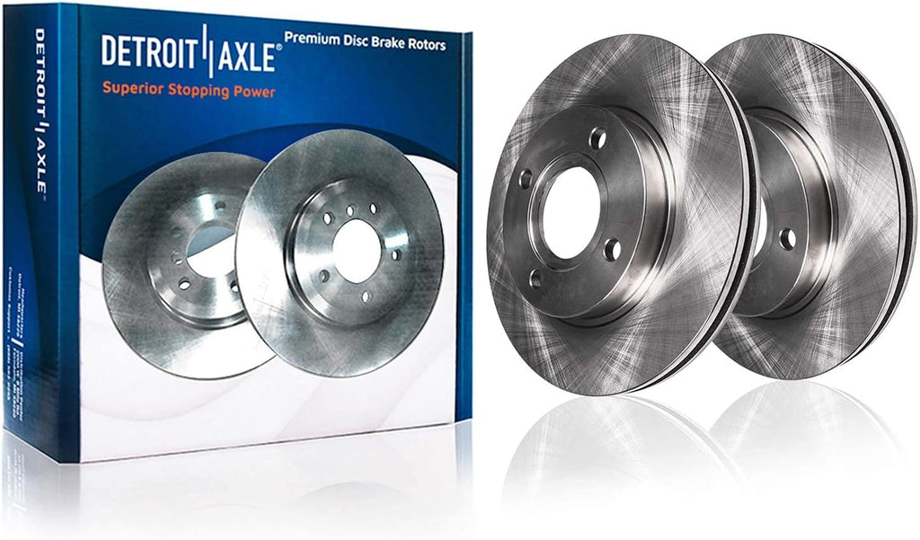 Front Disc Rotors + Brake Pads 4pc Set F60467