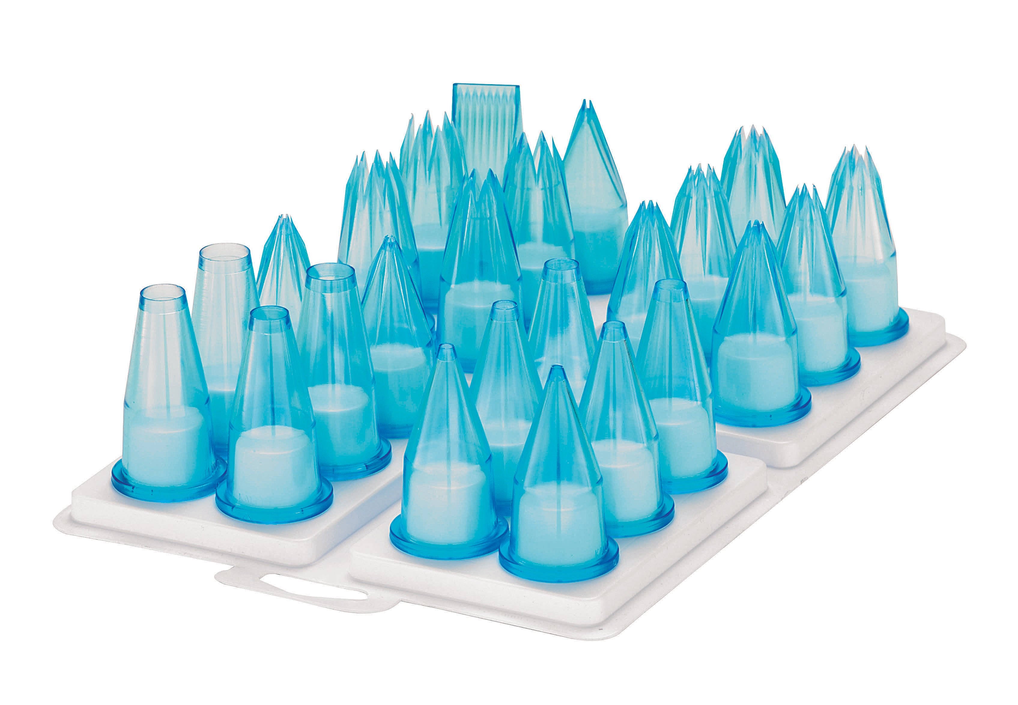 Set of 12 Polycarbonate Pastry Tips C315