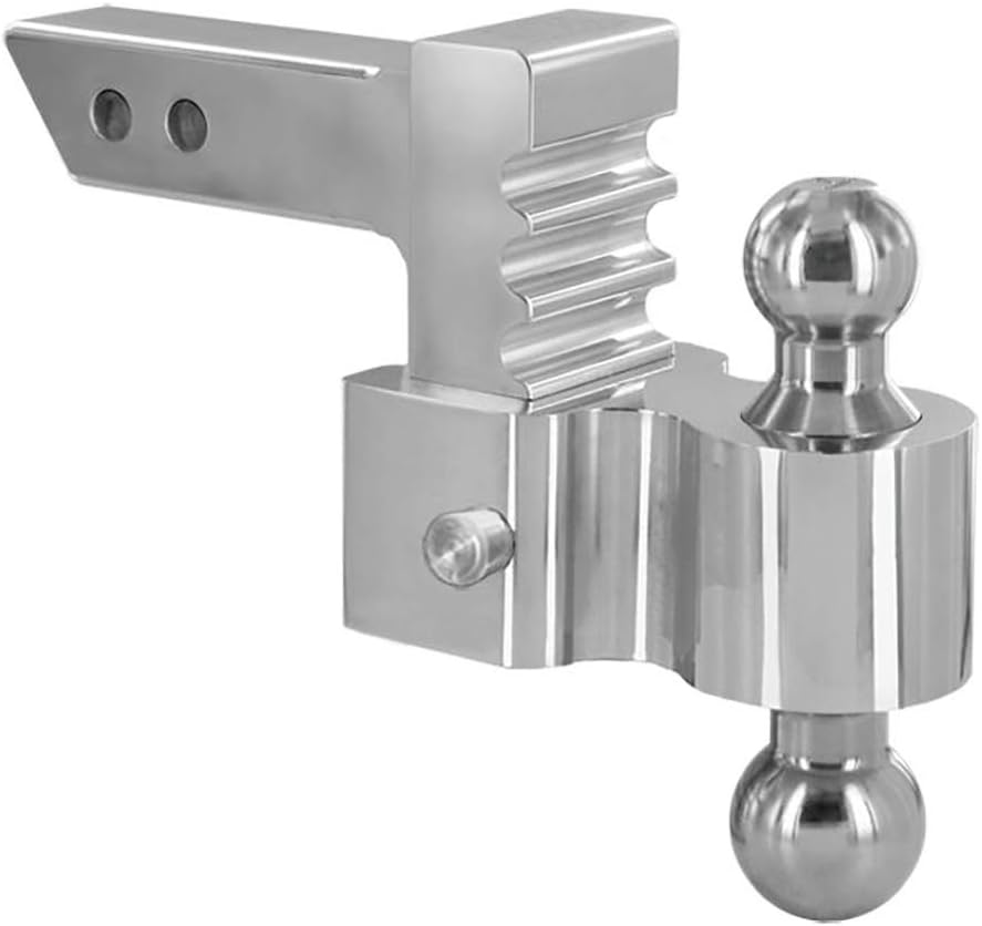 Adjustable Trailer Hitch with 2in Shank Combo Ball P3680