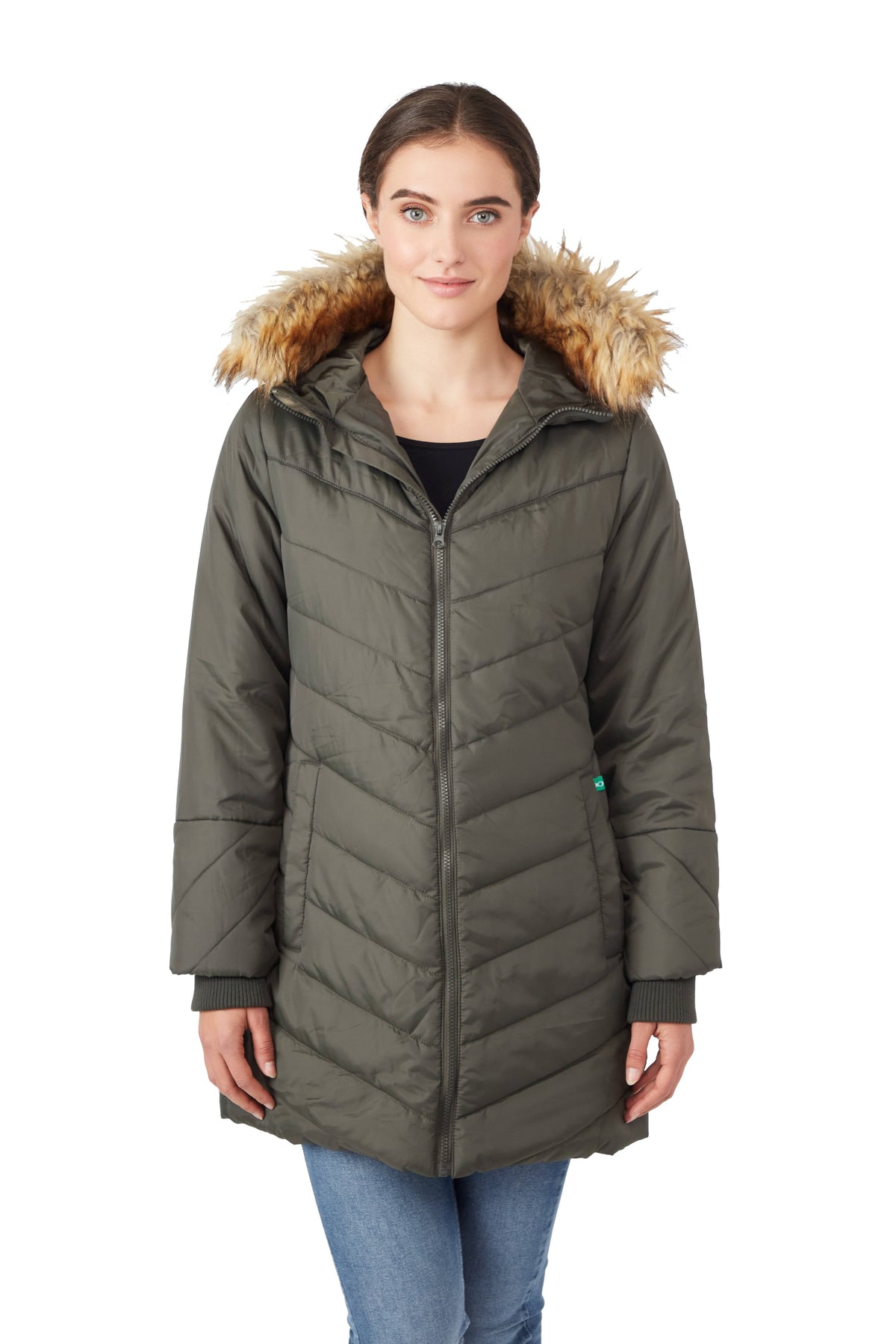 Black 3-in-1 Maternity Coat L779738