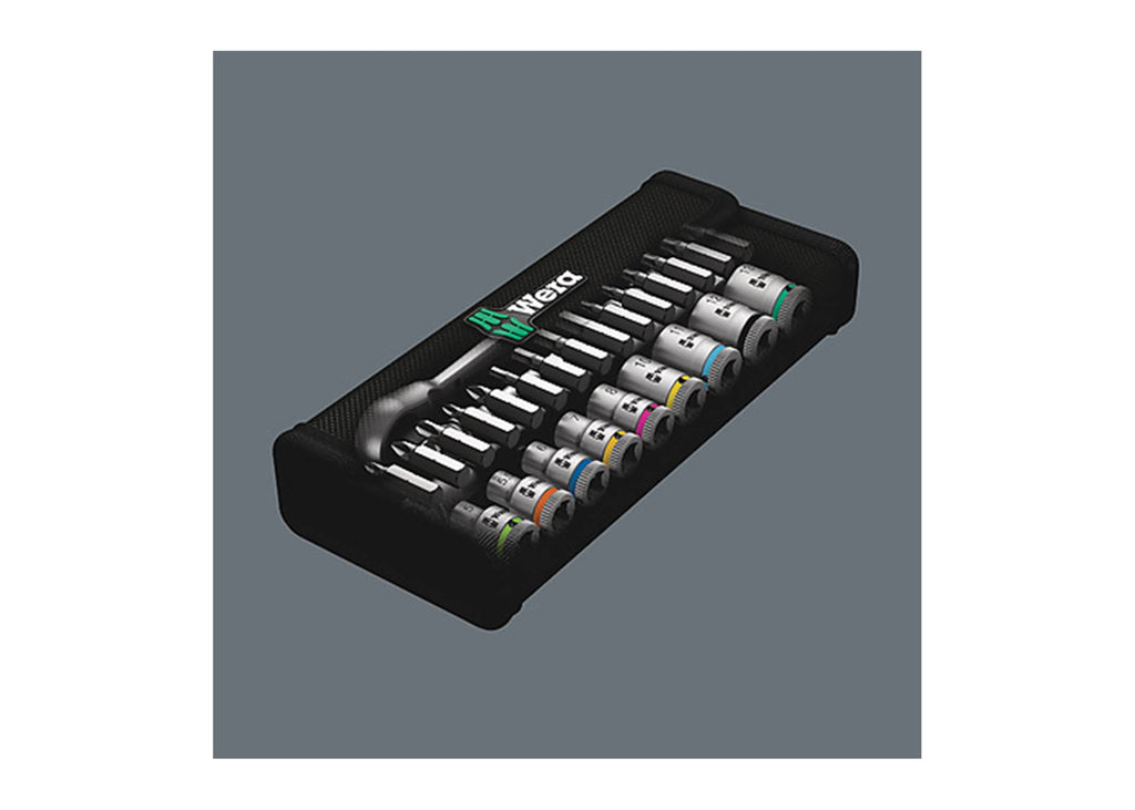 1/4x22 Drive Metric Metal Ratchet Set Q26968