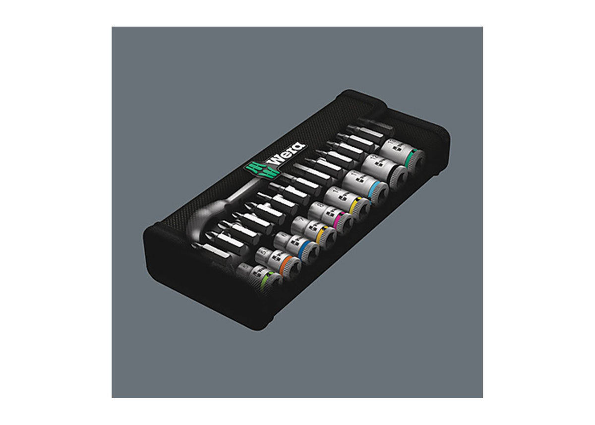 1/4x22 Drive Metric Metal Ratchet Set Q26968