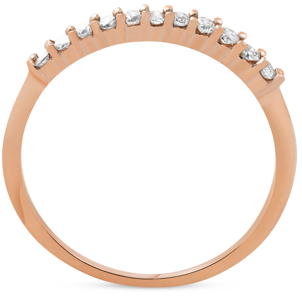 14K Rose Gold Diamond Ring O901