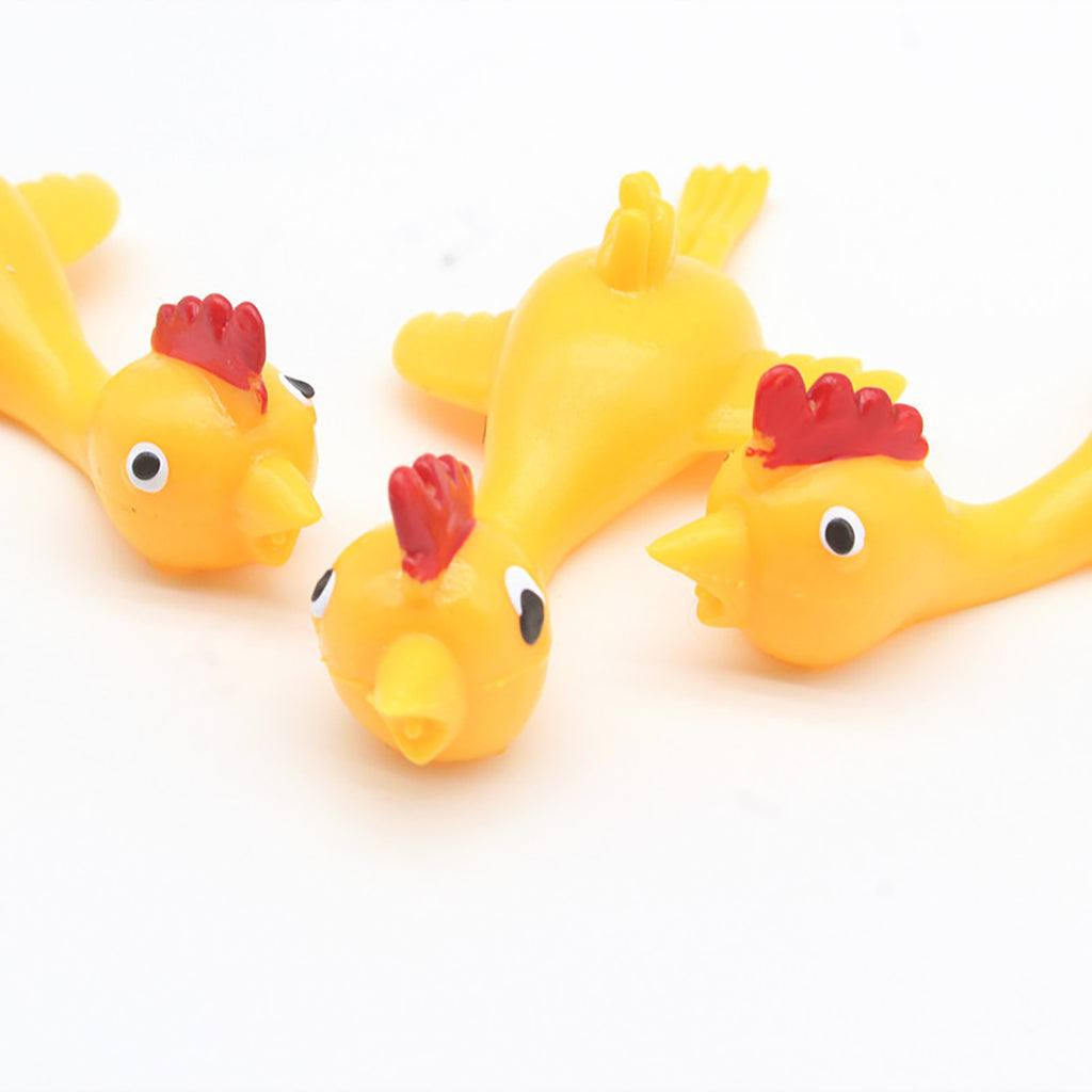 12 PCS Creative Ejection Chicken Toy I7124