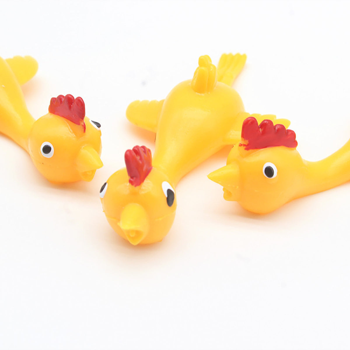 12 PCS Creative Ejection Chicken Toy I7124