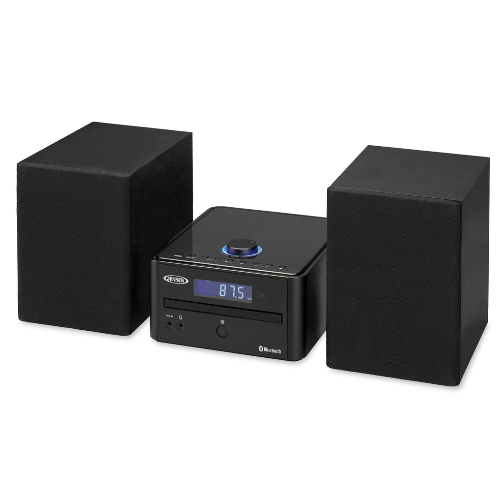 3-Piece Stereo CD Music System with Bluetooth, AM/FM Receiver, 2 Speakers, and Remote N465