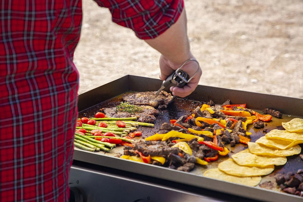 4 Burner Portable Griddle with Foldable Side Shelf L147450